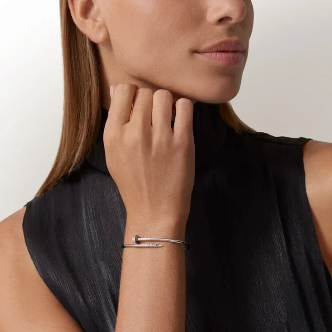 Juste un Clou Armband, kleines Modell, rückseitig gefasste Diamanten