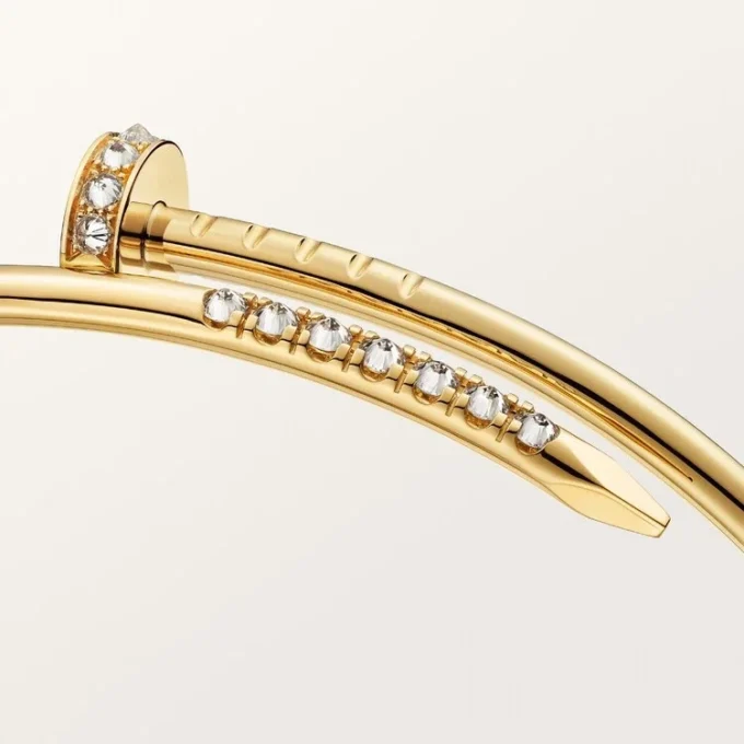 Juste un Clou Armband, kleines Modell, rückseitig gefasste Diamanten