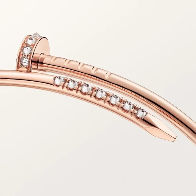 Juste un Clou Armband, kleines Modell, rückseitig gefasste Diamanten