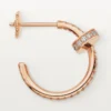 Juste un Clou Diamant-Ohrringe, Roségold | Cartier US