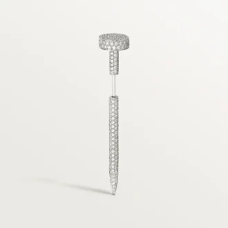 Juste un Clou Krawattennadel – Weißgold und Diamanten – Cartier