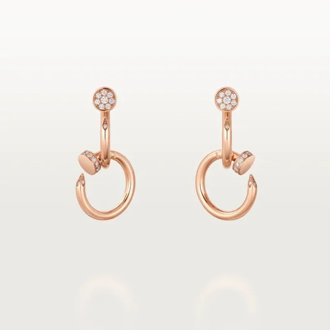 Juste un Clou Ohrringe, doppelt, Diamanten