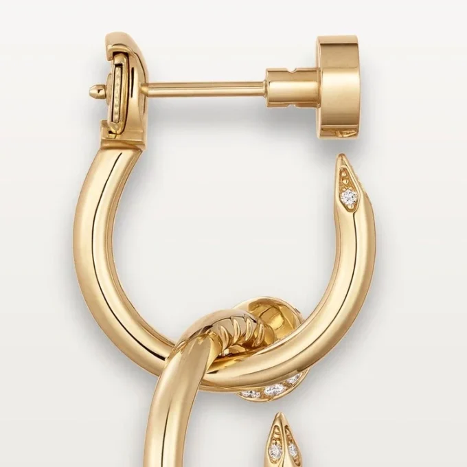 Juste un Clou Ohrringe, doppelt, Diamanten
