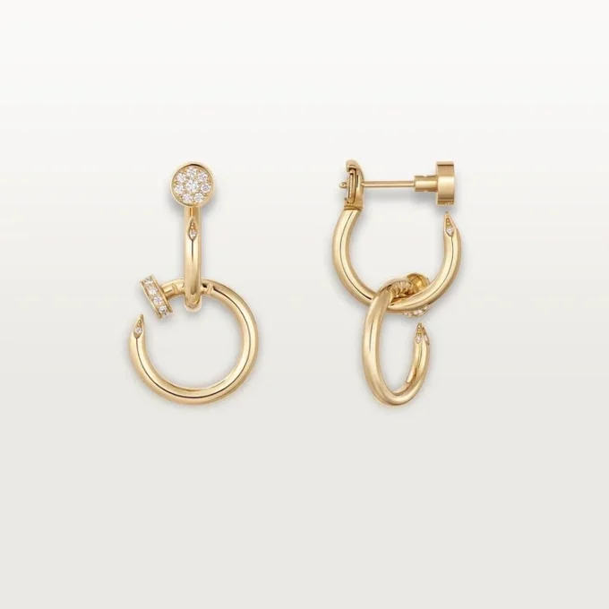 Juste un Clou Ohrringe, doppelt, Diamanten