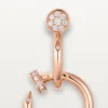 Juste un Clou Ohrringe, doppelt, Diamanten