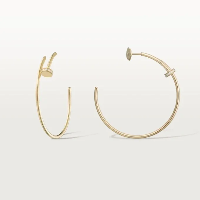 Juste un Clou Ohrringe – Gelbgold, Diamanten – Cartier