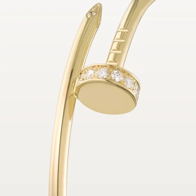 Juste un Clou Ohrringe – Gelbgold, Diamanten – Cartier