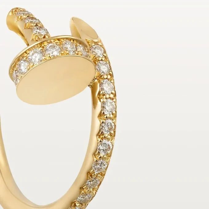 Juste un Clou Ohrringe – Gelbgold, Diamanten – Cartier