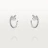 Juste un Clou Ohrringe – Weißgold, Diamanten – Cartier
