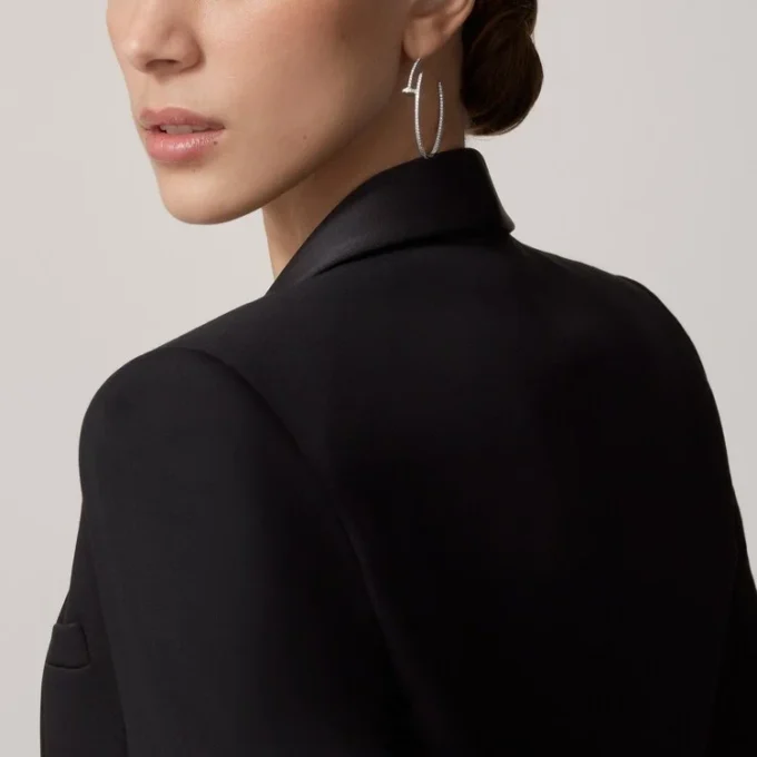 Juste un Clou Ohrringe – Weißgold, Diamanten – Cartier