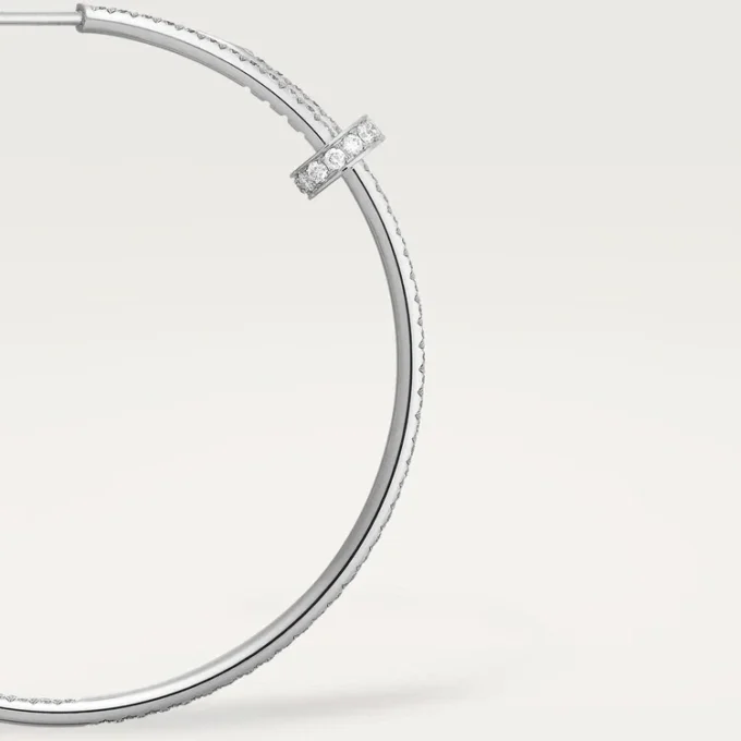 Juste un Clou Ohrringe – Weißgold, Diamanten – Cartier