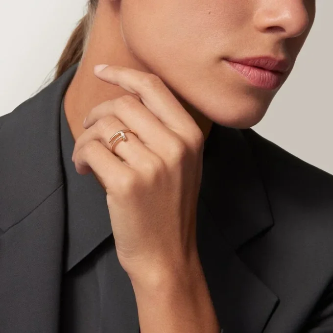 Juste un Clou Ring, kleines Modell, Diamanten