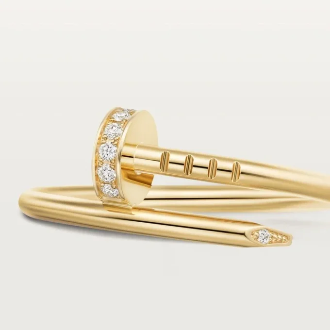 Juste un Clou Ring, kleines Modell, Diamanten