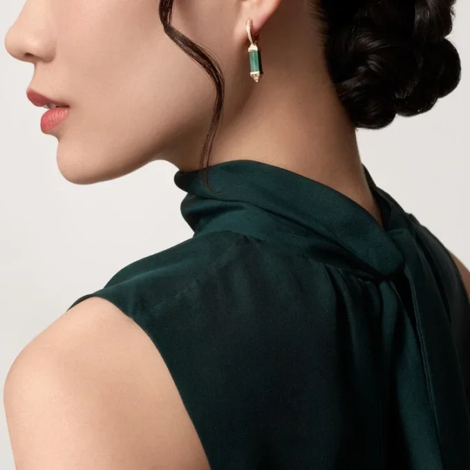 Les Berlingots De Cartier Sleeper-Ohrringe, Diamanten