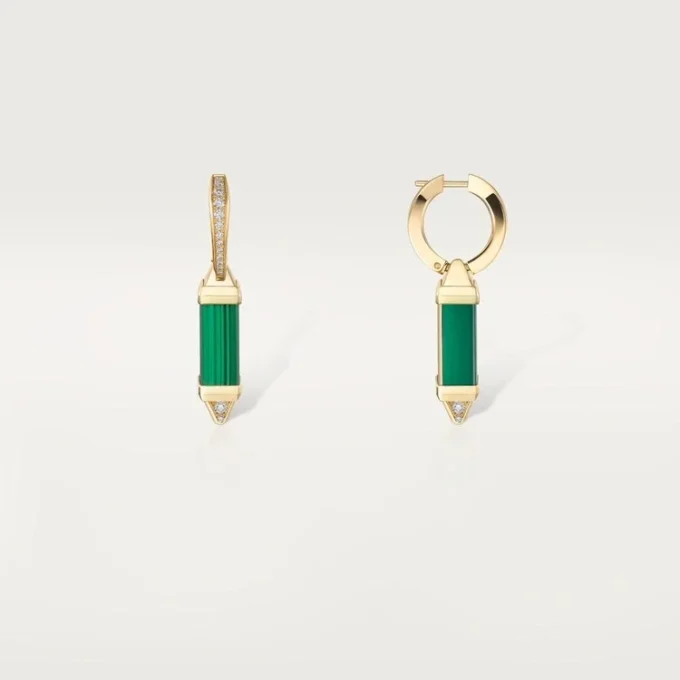 Les Berlingots De Cartier Sleeper-Ohrringe, Diamanten
