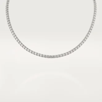 Lignes Essentielles Halskette, Diamanten im Brillantschliff