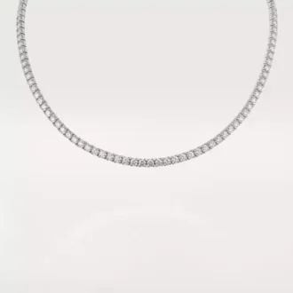 Lignes Essentielles Halskette, Diamanten im Brillantschliff