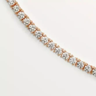 Lignes Essentielles Halskette, Diamanten im Brillantschliff