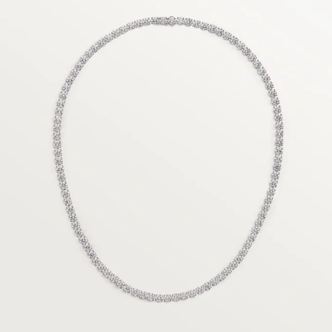 Lignes Essentielles Halskette, Diamanten im Brillantschliff