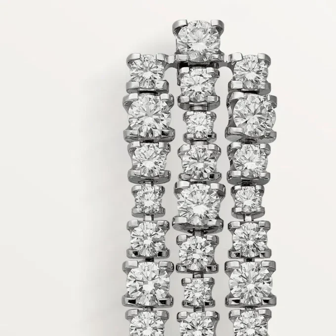Lignes Essentielles Ohrringe, Diamanten im Brillantschliff