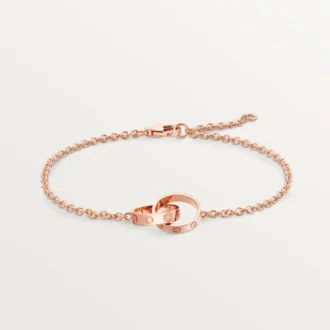 Love-Armband, an Kette