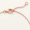 Love-Armband, an Kette, mit Pavé-Fassung