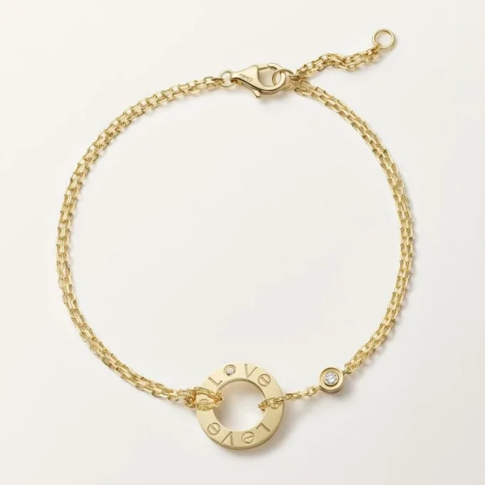 Love-Armband – Gelbgold, Diamanten – Cartier