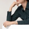 Love-Armband, klassisches Modell, pavé-besetzt, Keramik
