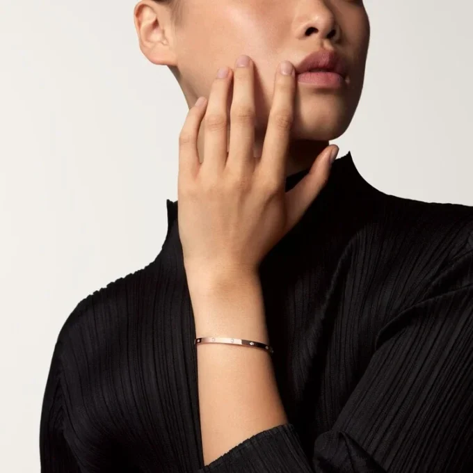 Love-Armband, kleines Modell, 10 Diamanten