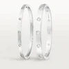 Love-Armband, kleines Modell, 10 Diamanten