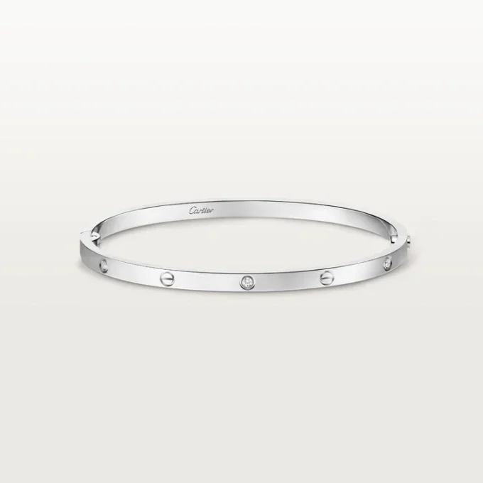 Love-Armband, kleines Modell, 6 Diamanten