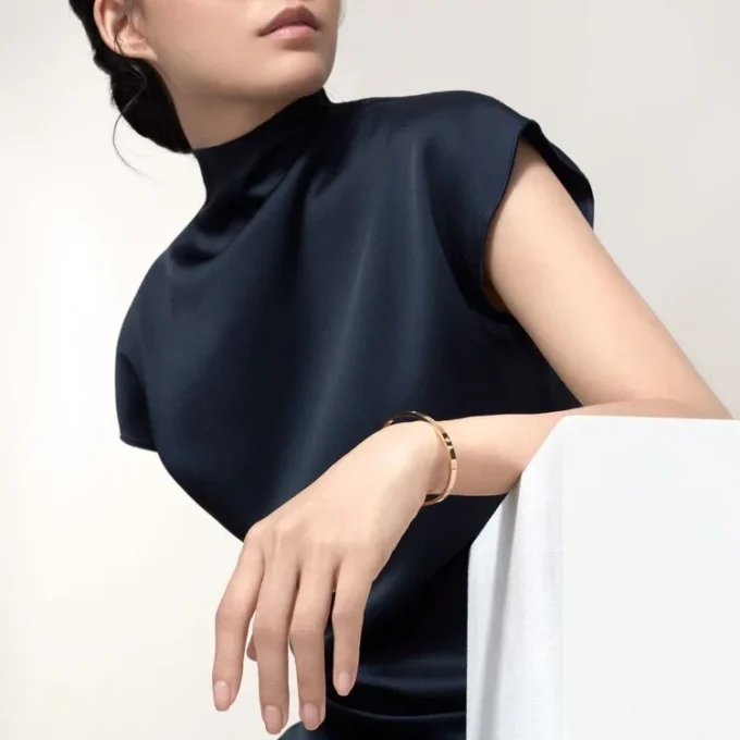 Love-Armband, kleines Modell, 6 Diamanten