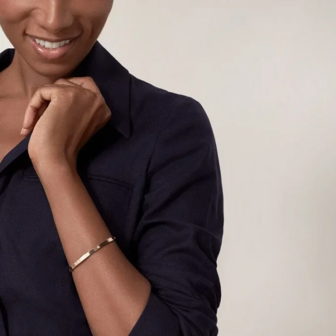 Love-Armband, kleines Modell, 6 Diamanten