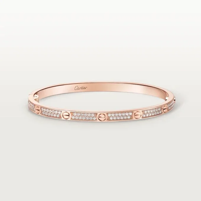 Love-Armband, kleines Modell, mit Pavé-Fassung