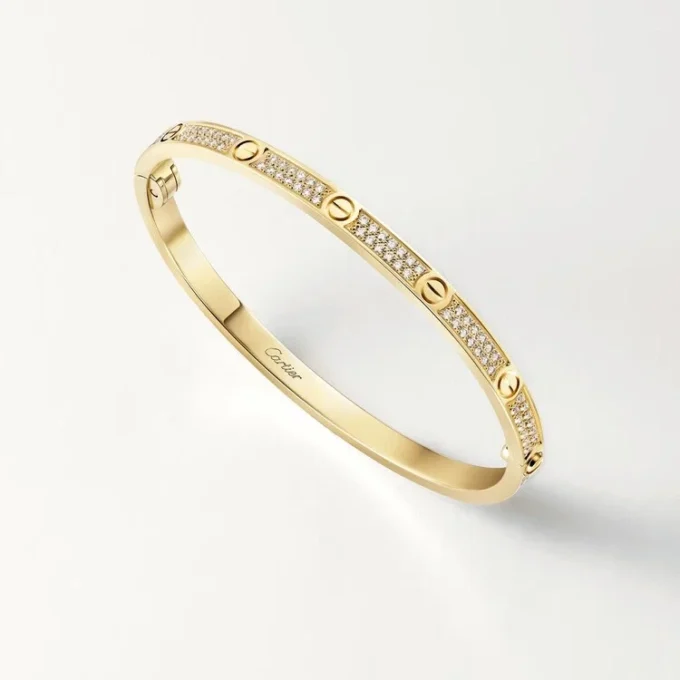 Love-Armband, kleines Modell, mit Pavé-Fassung