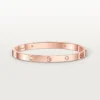 Love-Armband, mittleres Modell, 4 Diamanten