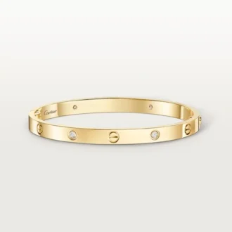 Love-Armband, mittleres Modell, 4 Diamanten