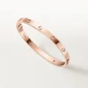 Love-Armband, mittleres Modell, 4 Diamanten