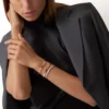 Love-Armband, mittleres Modell, 4 Diamanten