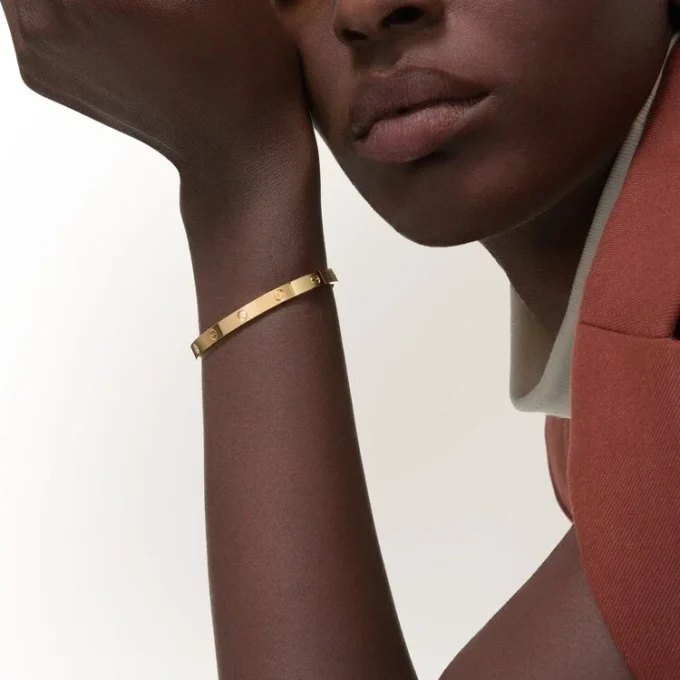 Love-Armband, mittleres Modell, 4 Diamanten