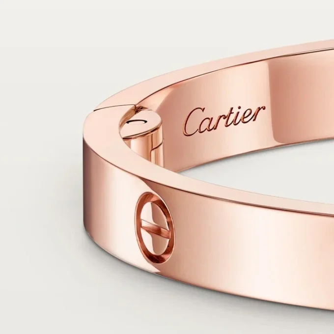 Love-Armband, mittleres Modell, 4 Diamanten