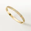 Love-Armband, mittleres Modell, mit Pavé-Fassung