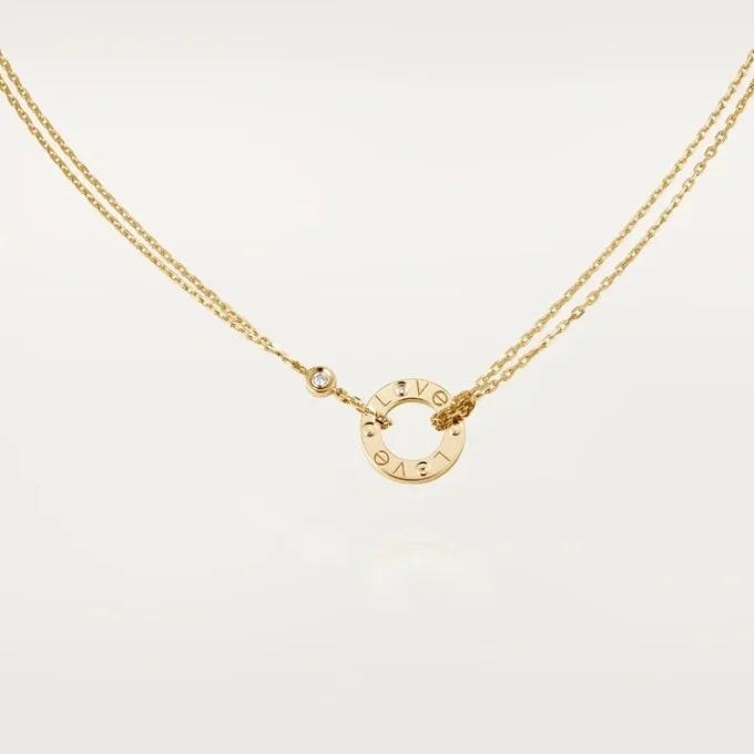 Love Diamant-Anhänger-Halskette, Gelbgold | Cartier Us
