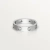 Love-Ehering, 8 Diamanten – Weißgold, Diamanten – Cartier
