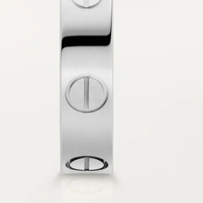 Love-Ehering – Weißgold – Cartier