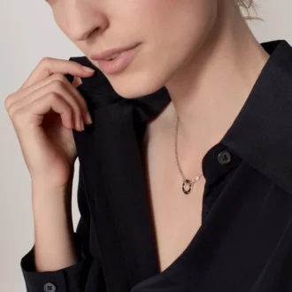 Love-Halskette, 2 Diamanten – Weißgold, Diamanten – Cartier