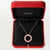 Love-Halskette, 3 Diamanten – Roségold, Diamanten – Cartier