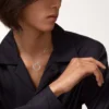 Love-Halskette, 3 Diamanten – Weißgold, Diamanten – Cartier