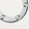Love-Halskette, 3 Diamanten – Weißgold, Diamanten – Cartier