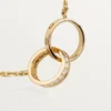 Love-Halskette, Diamanten – Gelbgold, Diamanten – Cartier